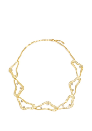 Lynyer Celestial Whispers textured embellished necklace - Gold