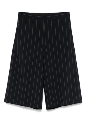 Stella McCartney pinstriped tailored shorts - Blue