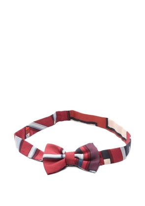 Hermès Pre-Owned 2010s striped bow tie - Red