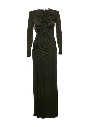 The New Arrivals Ilkyaz Ozel ruched maxi dress - Black