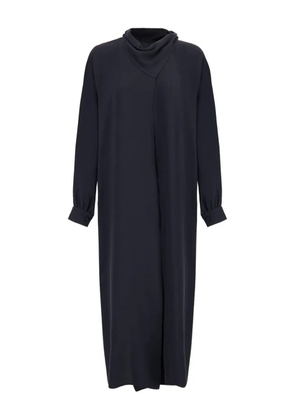 PAULA long-sleeve midi dress - Black