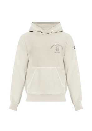 Moncler logo hoodie - Neutrals