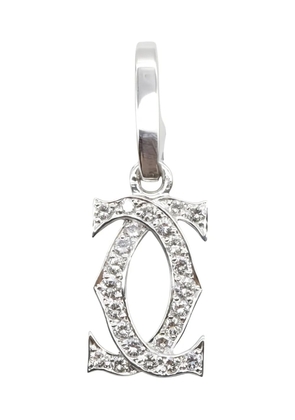 Cartier 2010s 18K white gold charm-diamond pendant - Silver