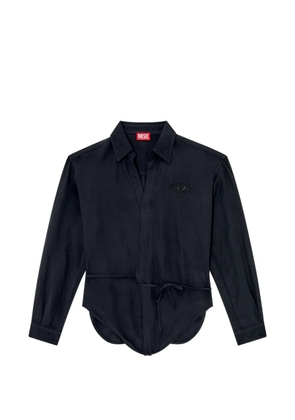Diesel C-Delphos-S3 wrap-around shirt - Blue