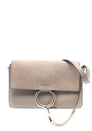 Chloé Pre-Owned 2017 Small Suede and Calfskin Faye crossbody bag - Brown