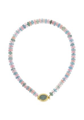 Octavia Elizabeth Sunset beryl-embellishment necklace - Pink