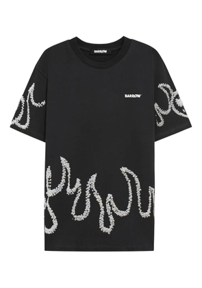 BARROW embellished-detail T-Shirt - Black