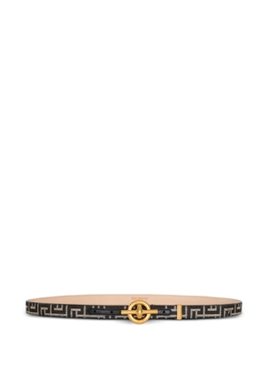 Balmain monogram-jacquard belt - Black