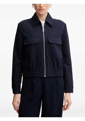 Marc Aurel flap-pocket zip jacket - Blue