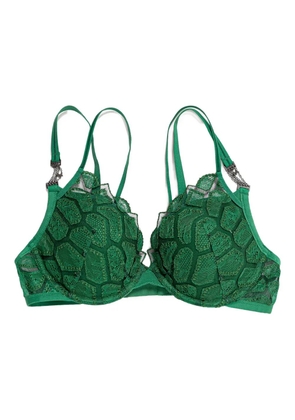 Chantelle lace trim bra - Green