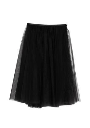 JNBY layered mesh midi skirt - Black