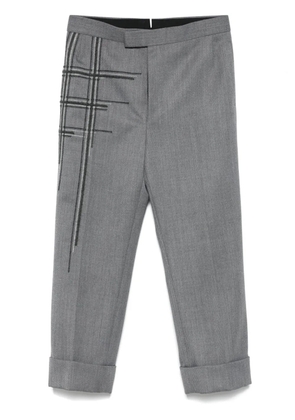 Thom Browne School Uniform wool trousers - Grey