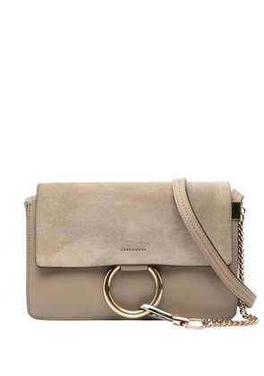 Chloé Pre-Owned 2016 Small Suede and Calfskin Faye crossbody bag - Brown