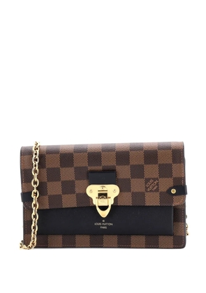 Louis Vuitton Pre-Owned Vavin Chain Wallet NM Damier with Leather crossbody bag - Black