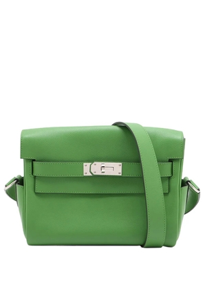 Hermès Pre-Owned 2023 Evercolor Kelly Messenger Bag crossbody bag - Green