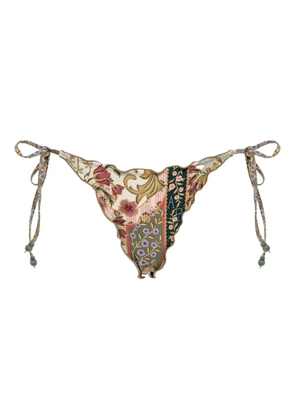 Agua Bendita floral-print bikini - Green