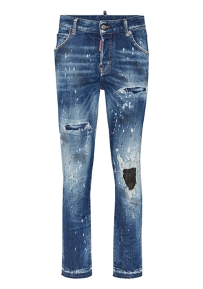 DSQUARED2 distressed skinny jeans - Blue