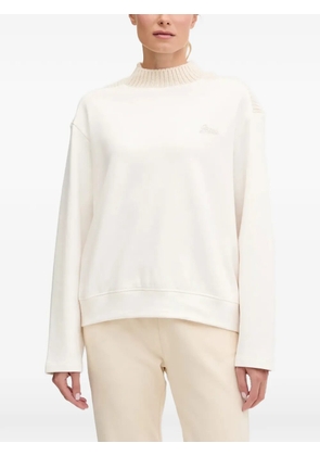 GUESS USA embroidered-logo sweatshirt - Neutrals