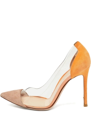 Gianvito Rossi 2024 100mm suede pumps - Orange