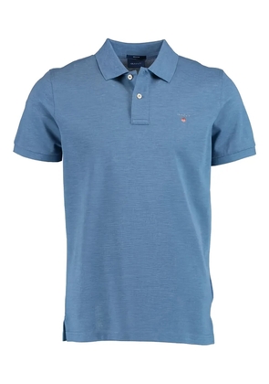 Gant pique short-sleeve shirt - Blue