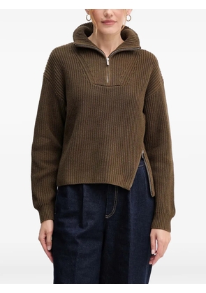 OUI half-zip sweater - Green