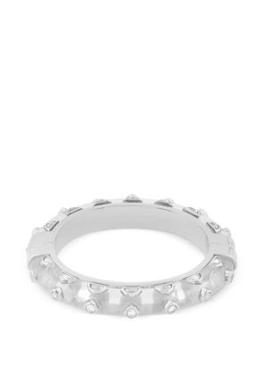 ISHARYA White Mirror boondein bangle - Silver