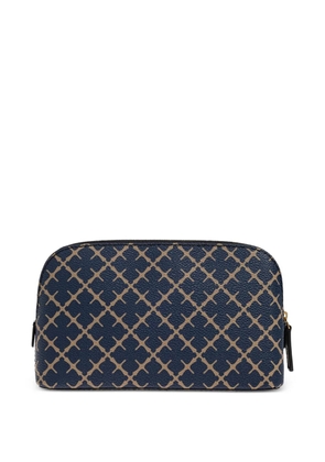 By Malene Birger patterned zip-closure make up bag - Blue