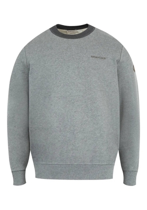 Moncler logo-patch sweatshirt - Grey