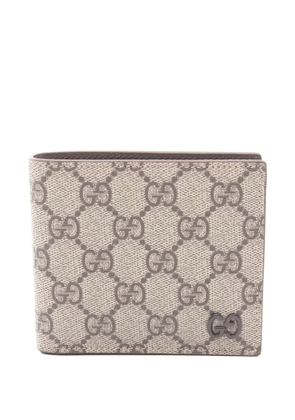 Gucci Pre-Owned 2020s GG Supreme coin bifold wallet - Neutrals