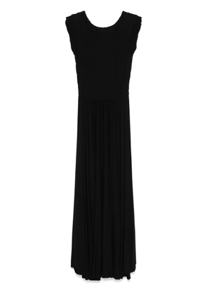 PNK ruched maxi dress - Black
