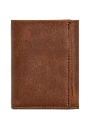 Shinola Trifold navigator wallet - Brown