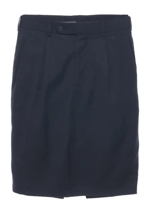 HODAKOVA crinkled-finish midi skirt - Black