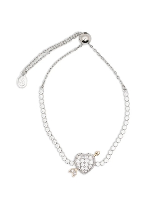 Swarovski Idyllia heart-charm bracelet - Silver