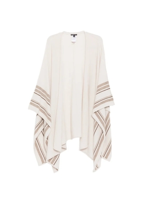 James Perse striped poncho - Neutrals