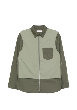 CROQUIS logo-print jacket - Green