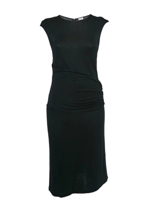 Armani Vintage draped dress - Black