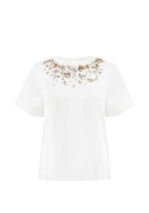 Cinq A Sept Tumbling Flowers T-shirt - White