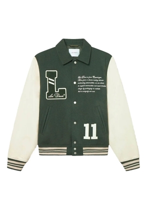 Les Deux Les Deux varsity wool jacket - Green