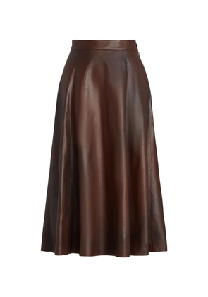 Ralph Lauren Collection bottom-up skirt - Brown