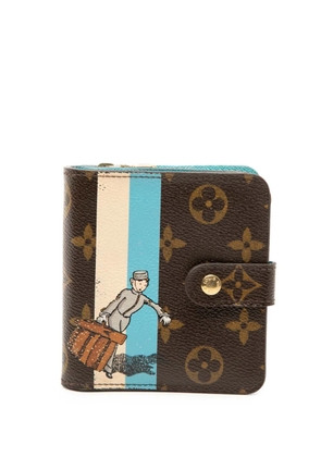 Louis Vuitton Pre-Owned 2006 Monogram Groom Compact Zippy Wallet small wallets - Brown