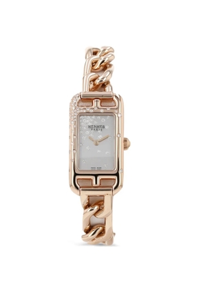 Hermès Pre-Owned 2010 Nantucket 33mm watch - White