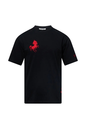 Blackjack horse-motif T-shirt