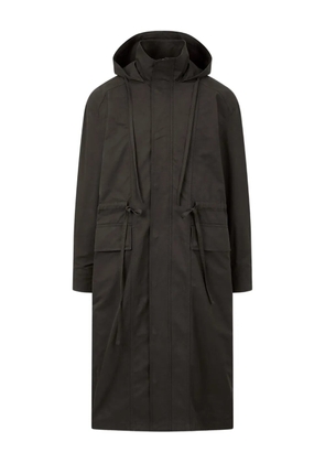 TOMBOY hooded drawstring coat - Black
