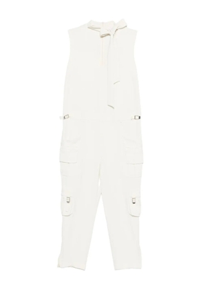 Valentino Garavani Pre-Owned 2010s bow-detail jumpsuit - White