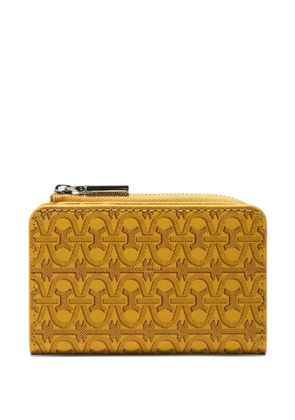 Coccinelle monogram-pattern wallet - Yellow