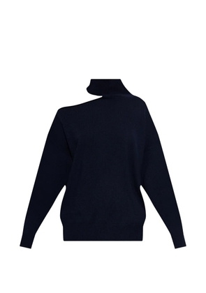 Lisa Yang Alvia cut-out turtleneck sweater - Blue