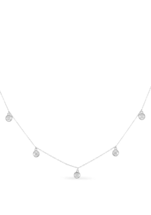 LB Exclusive 14K white gold diamond necklace - Silver
