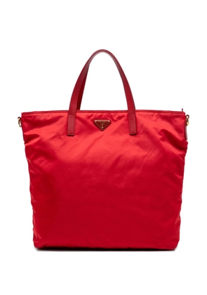 Prada Pre-Owned 2013-2025 Tessuto satchel - Red