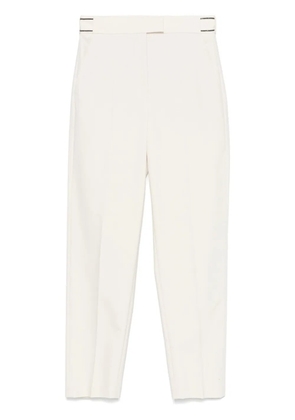 Brunello Cucinelli Monili chain-detail tailored trousers - Neutrals