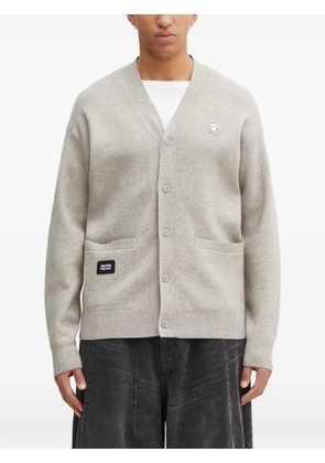 AAPE BY *A BATHING APE® patch-pocket cardigan - Grey